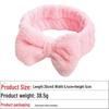 European & American Bow Flannel Hair Band - Wide Edge, Women's Face Wash Headband