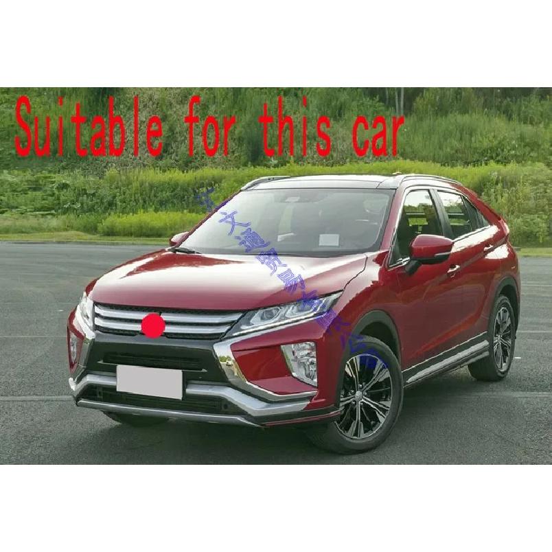 For Mitsubishi ECLIPSE CROSS 2018-2024 Car Accessories ABS Chrome Rear Reflector Fog Light Lamp Cover Trim Bezel Frame Garnish