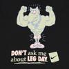Nike Футболка Dri-Fit Letter Print Cartoon Anime Pattern Quick-Dry Training Knit с круглым вырезом и коротким рукавом, мужские топы, черная FZ8045-010