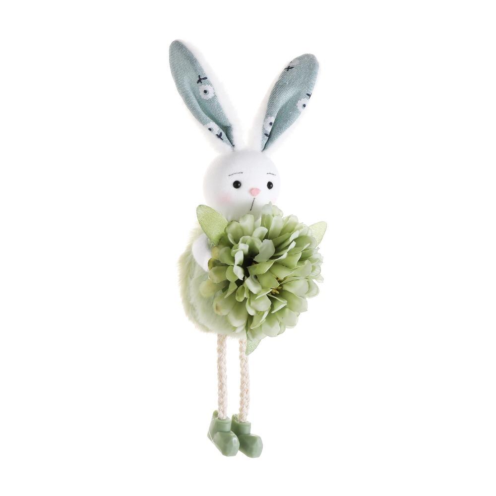 Colorful Easter Rabbit Pendant Soft Plush Rabbit Hanging Ornament Rabbit Figurine Party Favors