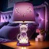 Настольная лампа в виде кошки, Настольные светодиодные лампы с милыми кошачьими мордочками, Маленькая настольная лампа в виде животного для прикроватной тумбочки в спальне, Портативный ночник, Идеальные подарки для кошки