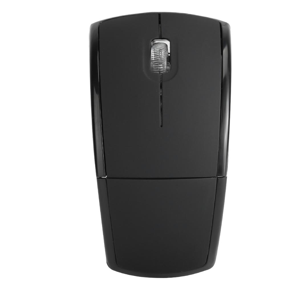 ZD-01 2.4G беспроводная складная эргономичная мышь Arc Mouse черного цвета с USB-приемником для ноутбука