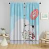 Шторы Bubu и Dudu для спальни, шторы для детской комнаты, украшения на Хэллоуин, занавески для гостиной, перегородки, шторы для кухни, элегантные