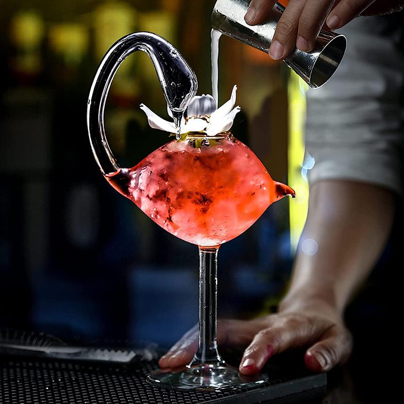 Креативный коктейльный бокал - коктейльный бокал с дизайном в виде рыбы-дикобраза/лебедя/розы/осьминога/птицы, необычный стакан для ночной вечеринки в баре KTV