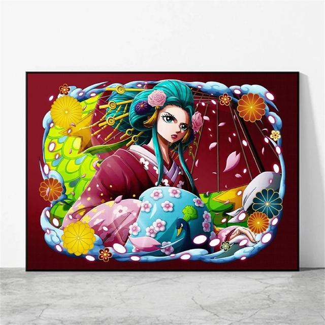 Poster and Printmaking Integrated Luffy Ace Sabo Bedroom Wall Decoration Classic Modular Painting