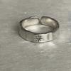 925 Silver Unique Oval Big Simple Rings for Women Vintage Geometric Minimalist Open Ring Party Wedding Jewelry Gifts