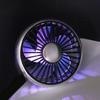 Creative Lighting Small Fan Air Outlet USB Plug-In Cooling Fan for Car 360 Rotatation 3 Speed Wind Car Airvent Fan Car Cooler