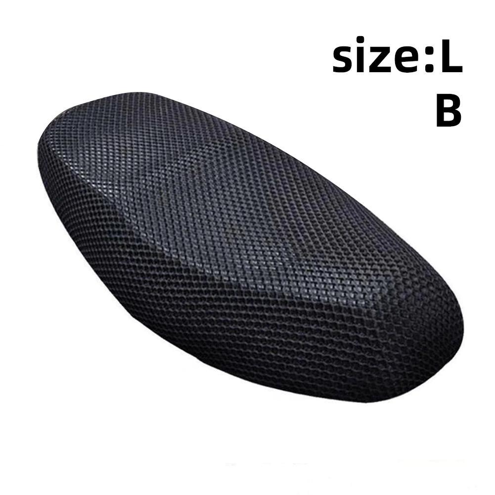 Мотоциклетная 3D сетчатая ткань противоскользящая накладка на сиденье скутера чехол на сиденье электровелосипеда летние дышащие чехлы сетчатая подушка чехол