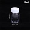 15-500Ml Transparent Plastic Bottle Wide Mouth Medicine Bottle With Screw Lid Seal Vials Liquid Reagent Container Food Grade