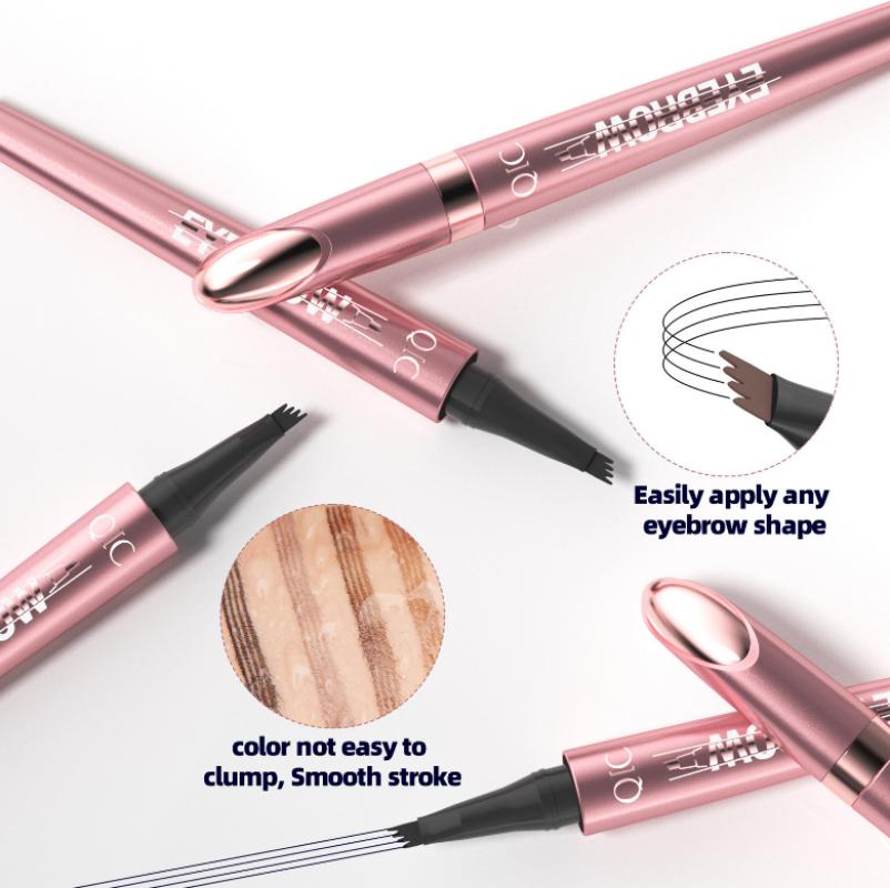 Женская четырехголовая краска для бровей Косметика Натуральная стойкая краска Татуировка бровей Женская Водостойкая краска для бровей