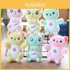 Charming Mini Cat Plush Keychain Ultra-soft Pp Cotton Stuffed Animal Doll