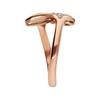 BVLGARI Original Design Diamond Rings Women's Rose Gold 353801