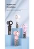 USB Portable Mini Cooling Fan with Ice Pack - Transparent Handheld Electric Turbine Design