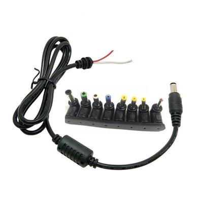 Кабель DC5V 5.5x2.1мм с 8 сменными разъемами для совместимости с несколькими устройствами Шнур питания