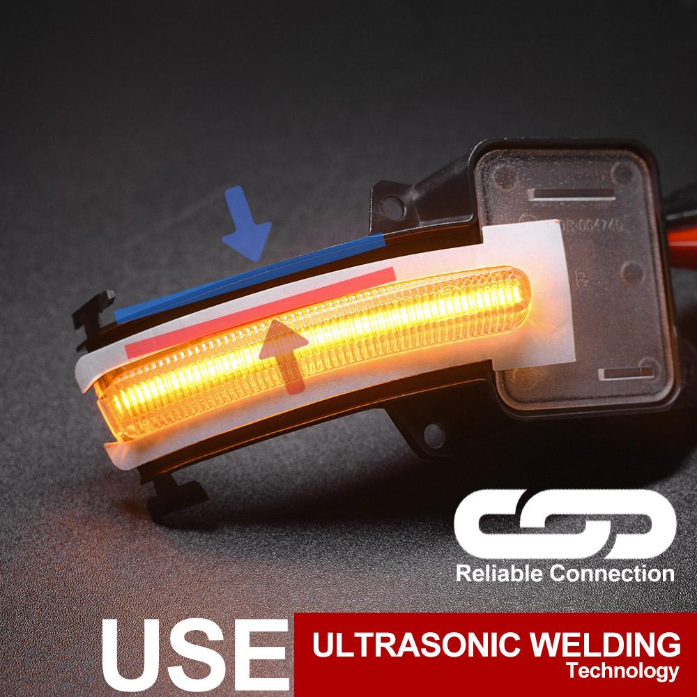 For Honda Civic Hatch Sedan Coupe Type R FK8 2016+ Acura TLX MDX 2021+ Dynamic Flowing Led Side Wing Mirror Blinkers Indicators