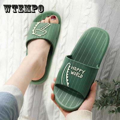 Летняя обувь унисекс на плоской подошве, милые домашние вьетнамки, женские нескользящие домашние тапочки для ванной комнаты, женская пляжная обувь