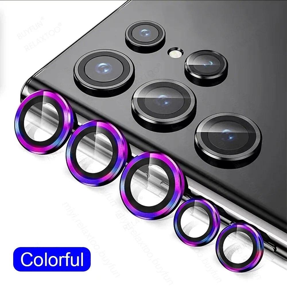 Защитная крышка для задней камеры из закаленного стекла для Samsung S24 Ultra S23 Plus A14 A24 A34 A54 A15 A25 A35 A55 Z Fold 5 Z Flip 4, чехол для заднего объектива