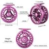 Fly Fishing Reels 2+1BB 5/6WT Aluminum CNC Metal Fly Fishing Reel Outdoor Fly Fishing Tackle Tool