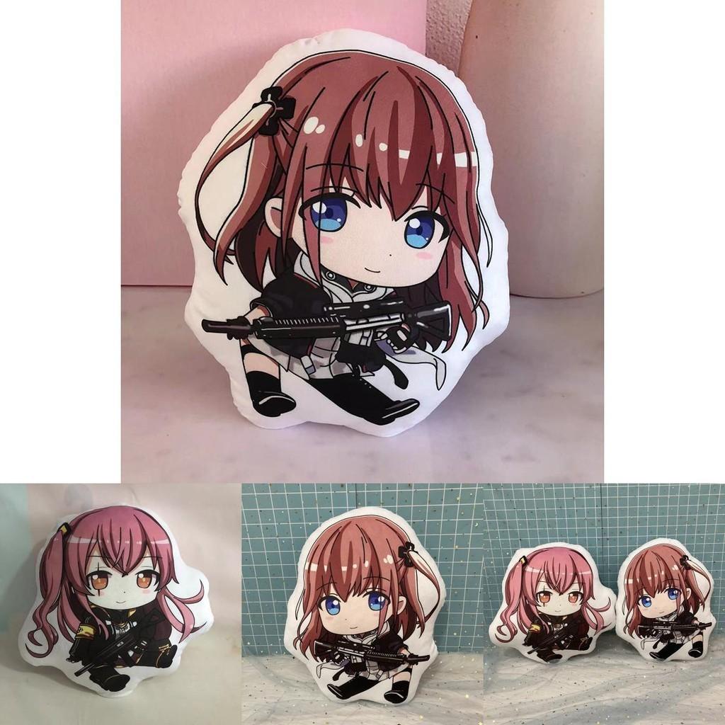 Soft And Crystal Super Soft Girls' Frontline Plush Pillow Star15 Double-sided Print Plush Keychain Pendant Doll