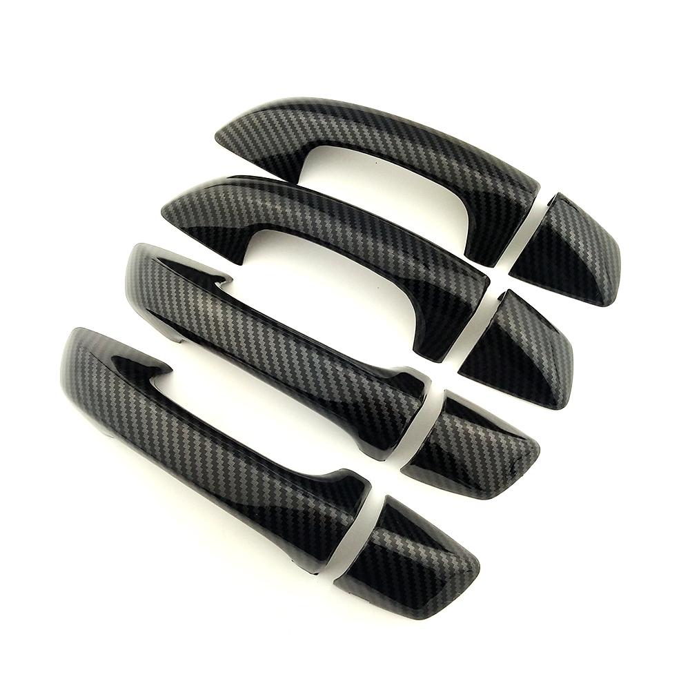 Для Volkswagen VW Passat B6 B7 2005-2015 углеродное волокно ремонт хромированная крышка дверной ручки накладка защитная наклейка автомобиля