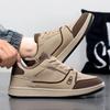 New Men's Classic Four Seasons Fashion Low Top Thick Sole Skateboarding Shoes Comfortable Soft Sole Basketball  Sneakers