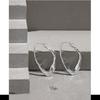 Fashion Jewelry 925 Silver Earrings for Women Minimalist Gold Plated 925 Sterling Silver Hoop Huggirs Earrings