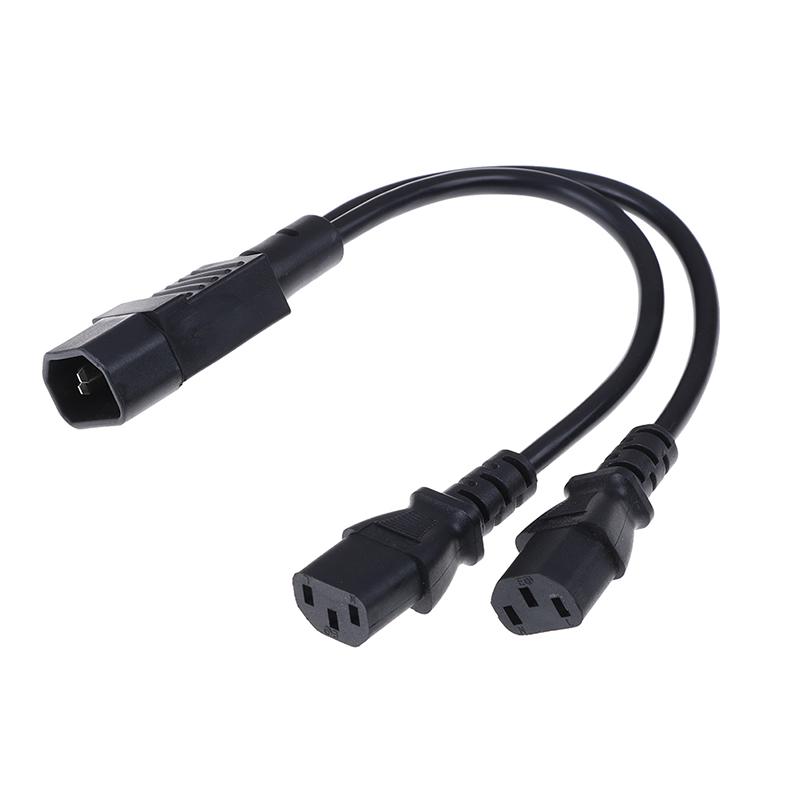Y-образный разветвитель кабеля питания PDU для сервера ИБП C14 на C13. Шнур питания блока питания 30 см