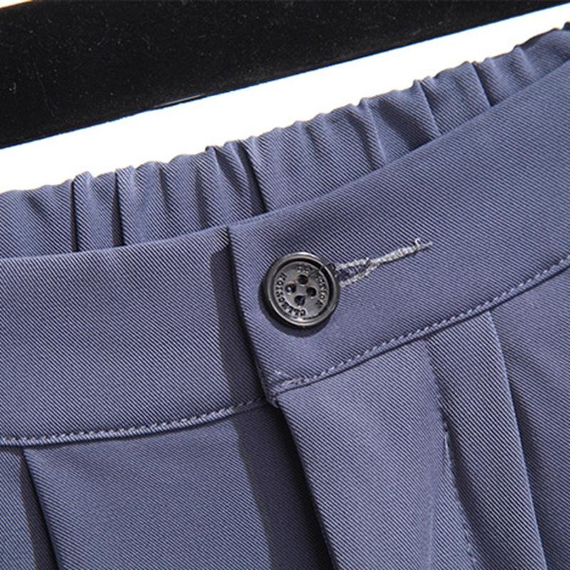 Female Spring Summer Women Casual Loose Casual Chiffon Straight-leg Wide-leg Trousers Plus Size