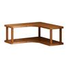 Wooden Desktop Storage Rack Multi-Functional Tea Table Organizer Corner Design 2/3 Layer Desk Storage Stand