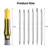 14 in 1 Precision Screwdriver Set with Magnetizer Magnetic Phillips Torx Screw Driver Bits Manual Repair Tools for iPhone PC DIY