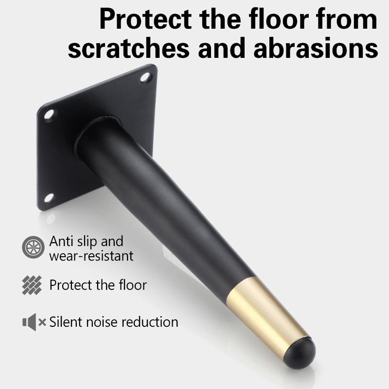 Luxury Lightweight Furniture Legs Supportive Foot Dining Table Legs Book Desk Foot Tv Cabinet Bathroom Cabinet