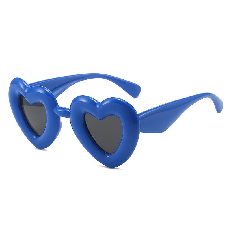 Candy Надувные солнцезащитные очки женские Y2K Trend Heart Солнцезащитные очки Love Glasses женские