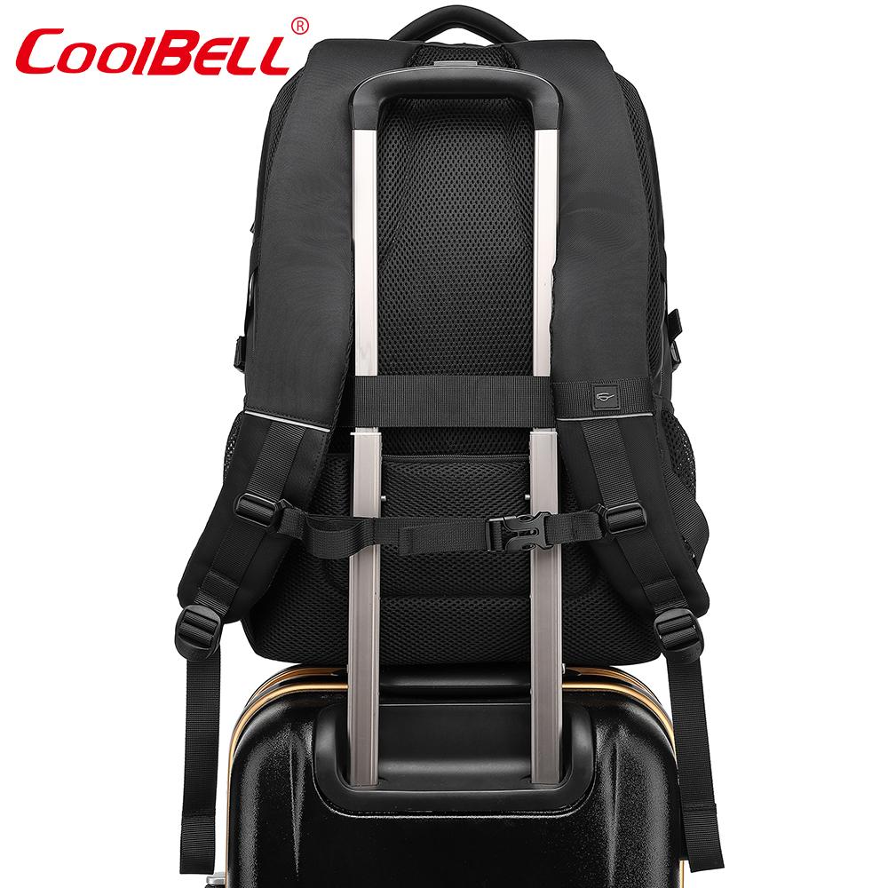 Мужской рюкзак для ноутбука 17/17,3 дюйма, 33 л, большой емкости, черный, водонепроницаемый, с портом зарядки USB, эквивалентен чемодану 18 дюймов