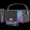 Портативная Bluetooth-колонка для караоке с беспроводным микрофоном
