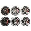 Contemporary Wall Clock, Car Wheel Design, Acrylic, Glossy Finish, Silent, Suitable for Living Room,
