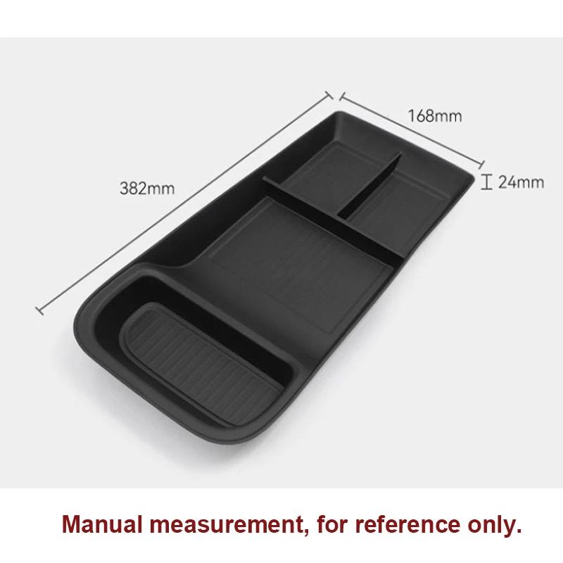 Car Storage Box For Polestar 4 2024 2025 2026 Under The Central Control Partition Storage Box Mat Interior Part Auto Accessories D1