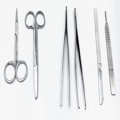Набор для хирургического вскрытия с инструментами для студентов-медиков, изучающих анатомию, биологию, ветеринарию, набор хирургических инструментов