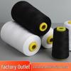 402 Large Spool Sewing Thread: Hand and Machine Use, Flat Car Special, Fine Black & White Pagoda Threads