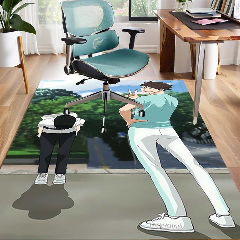 1pc Oikawa Tooru1 Design Area Rug - Non-Slip, Soft & Cozy Floor Mat for Living Room, Bedroom, Office - Indoor/Outdoor Decorative Carpet