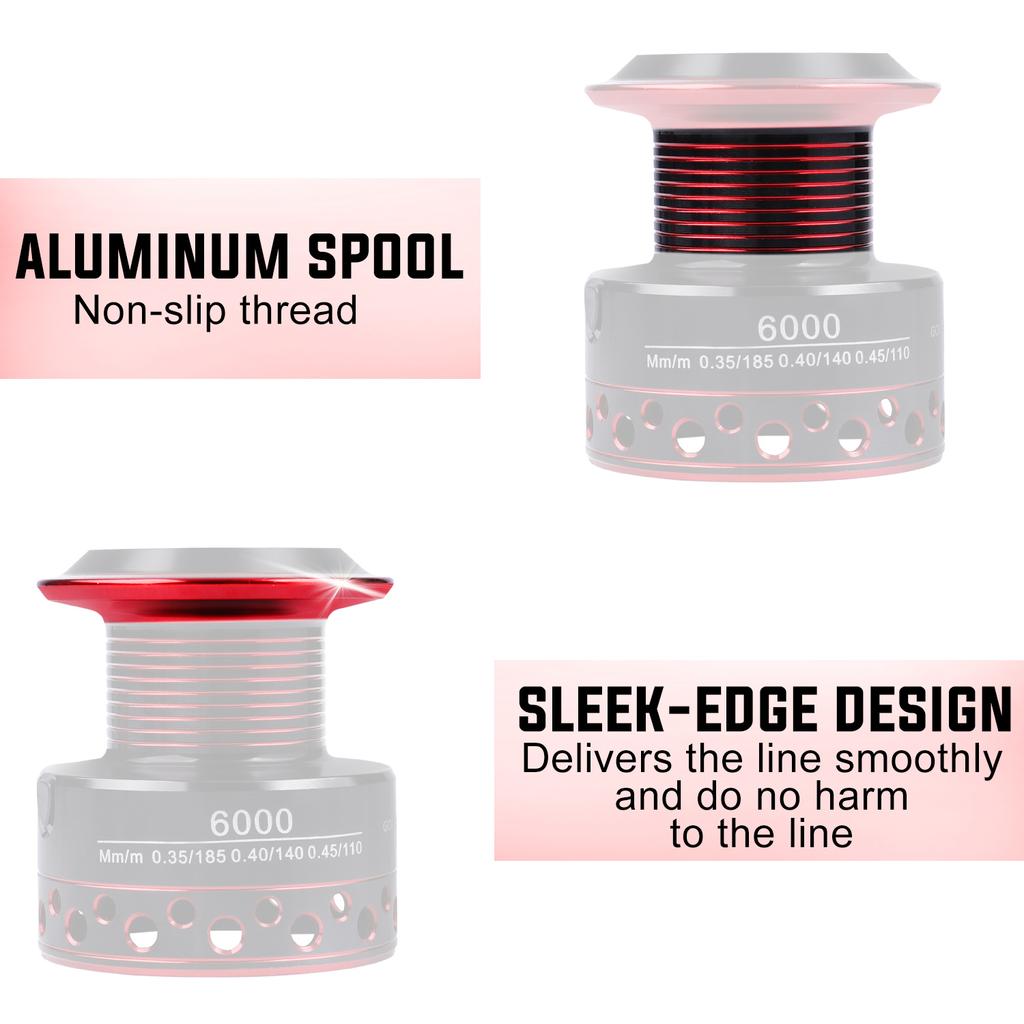 SOUGAYILANG Spinning Fishing Reel 13BB Light Weight Ultra Smooth Spinning Casting Left/right Fishing Reels