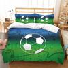 Лидер продаж, комплекты пододеяльников с 3D-принтом, комплект постельного белья с 3D-принтом, домашний текстиль для футбола, высококачественный полиэстер, пододеяльник, детское покрывало одного размера