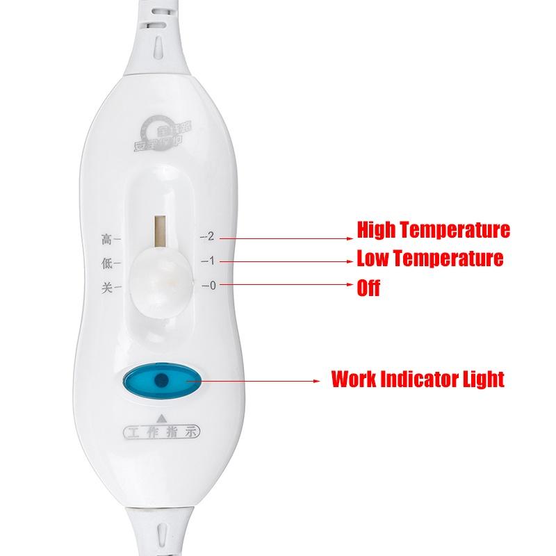 110V/220V 150cm Electric Blanket Heated Double Thermal Blanket Adjustable Electric Warmer Electric Heating Blanket