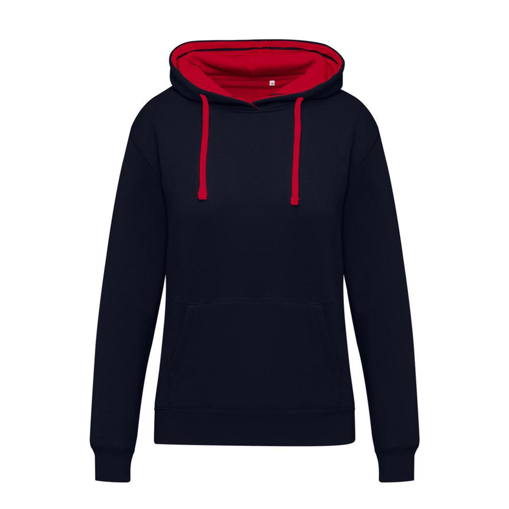 SG Originals Womens/Ladies Contrast Hooded Hoodie
