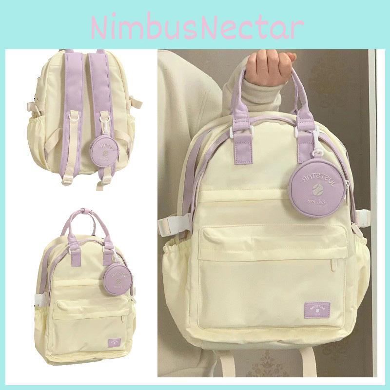 2023 New Arrival Large Capacity Canvas Backpack For Students With Multiple Compartments And Shoulder Straps