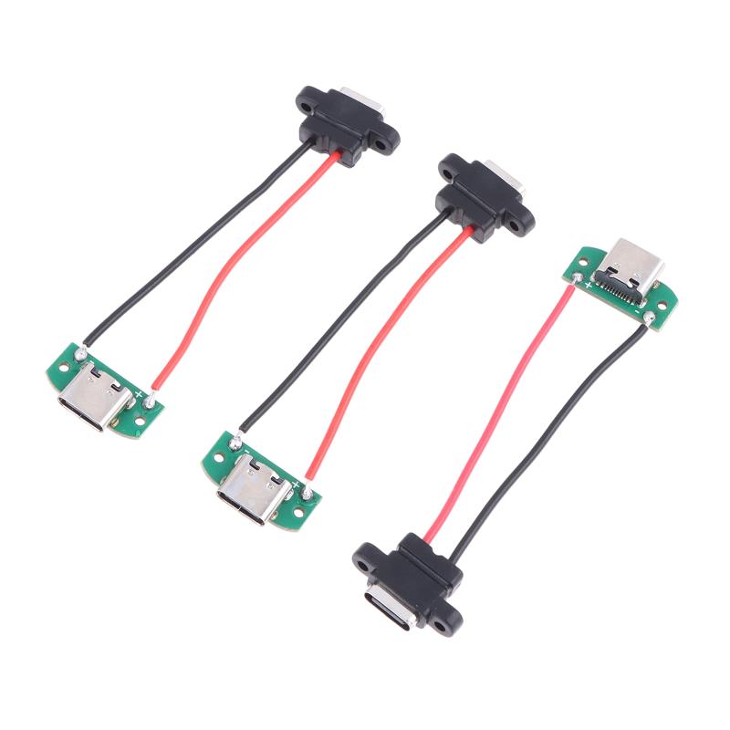 1/3 шт. 3A 5V USB-розетка типа C и USB-розетка типа A с разъемом для кабеля