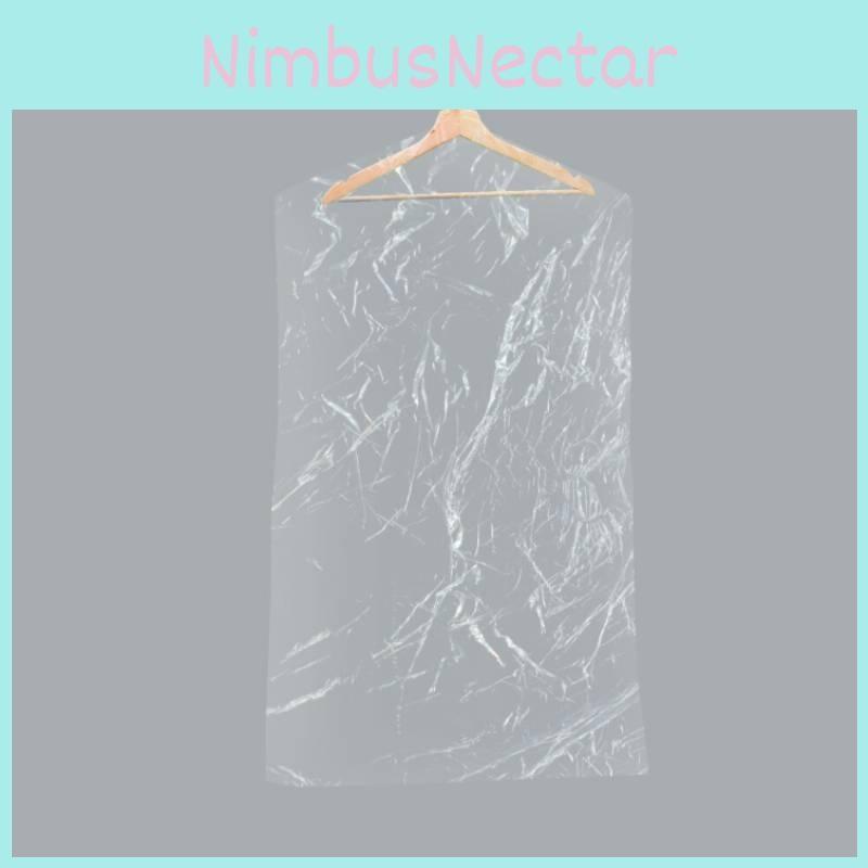 Прозрачный пылезащитный чехол для одежды 5 шт. из пластика, подходит для ежедневного использования