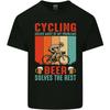 Cycling Fun Beer Mountain Bike Bicycle Men Light Cotton T-Shirt