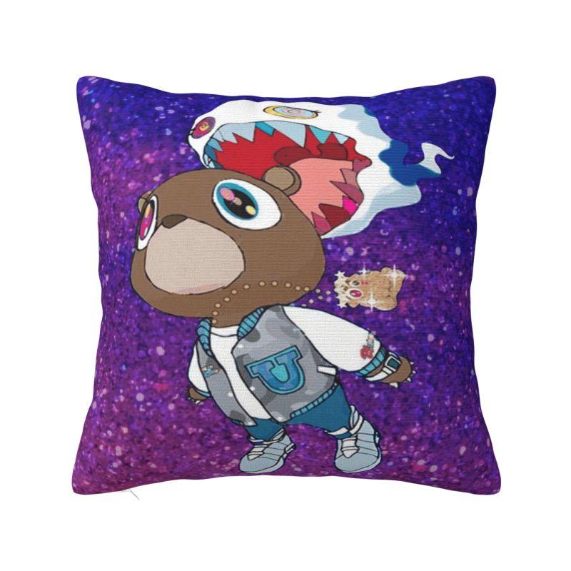 Luxury Popular Singer Kanye West Cushion Covers xcm Velvet Pillow Case for Car Square Pillowcase Bedroom Decoration