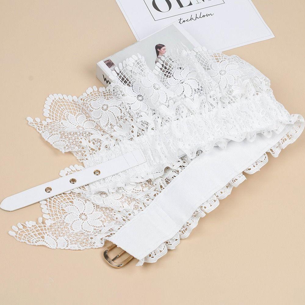 Женский Повседневный Пояс-Корсет с Высокой Талией и Кружевной Завязкой, Женский Пояс-Кушак для Платья, Широкий Пояс