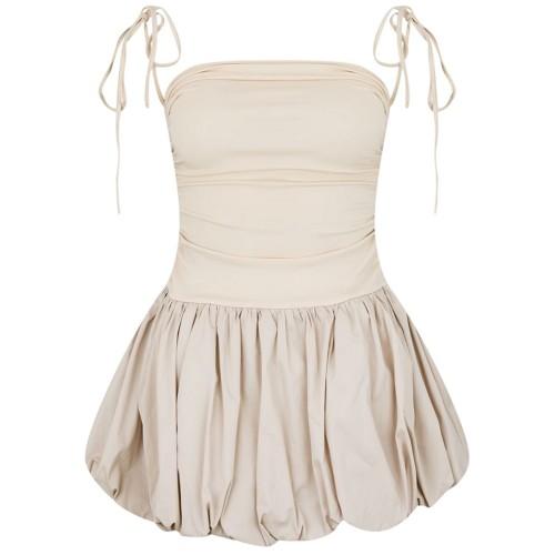 AmyLynn Womens/Ladies Ultra Peplum Square Neck Mini Dress